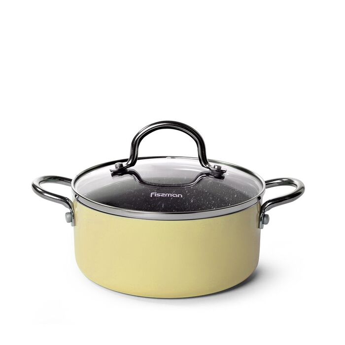 Кастрюля со стеклянной крышкой 16 см 1,3 л MINI CHEF Fissman