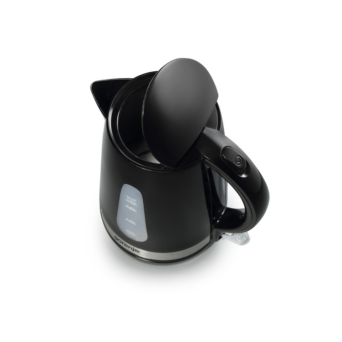 Gorenje Електрочайник, 1,7л, пластик, чорний