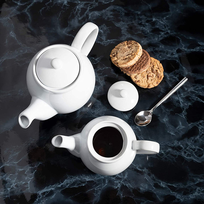 Чайник заварювальний London Pottery PRIME, кераміка, білий, 1200 мл