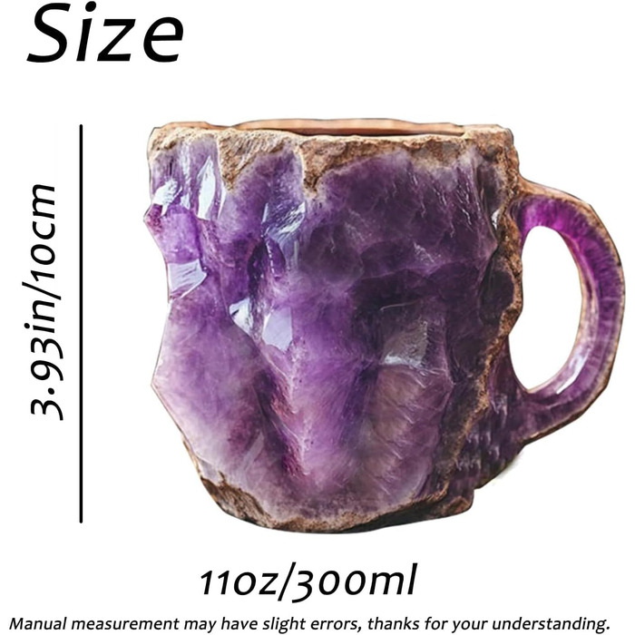 Набір кавових чашок з мінерального кристалу 2 шт ZANWANXIN