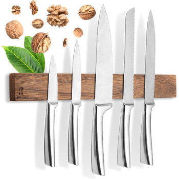 Брусок магнітний до 10 ножів дерев'яний  Your Fav.