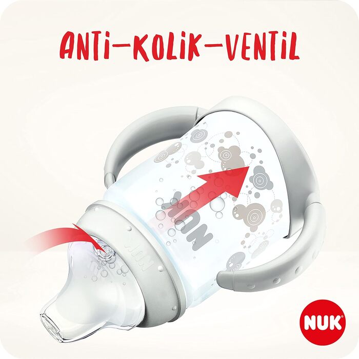 Пляшечка для годування 150 мл, синій NUK