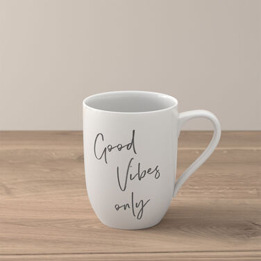 Кружка 340 мл "Good Vibes only", біла Statement Villeroy & Boch