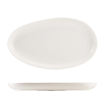 Тарілка овальна 29.5*17 см, Organic, GenWare
