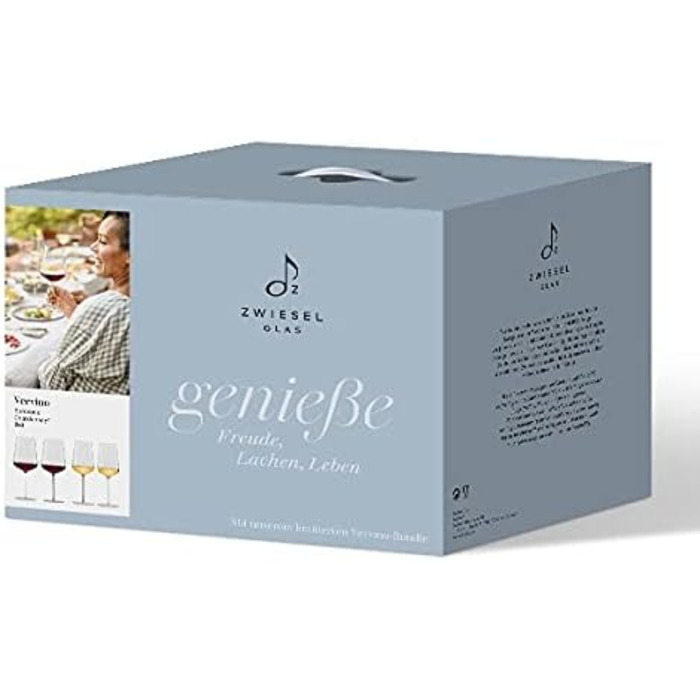 Набір келихів для червоного та білого вина, 4 предмети, Vervino Zwiesel Glas