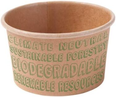 Набір паперові стаканчики для морозива 1000 шт. 125 мл BIOZOYG