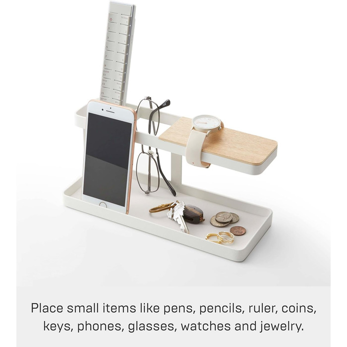 Органайзер для столу, сталевий, один розмір (білий) Vialex