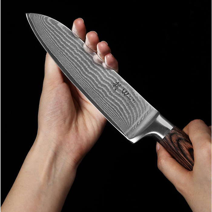 Набір кухонних ножів з дамаської сталі, 4 предмети Edib Wakoli