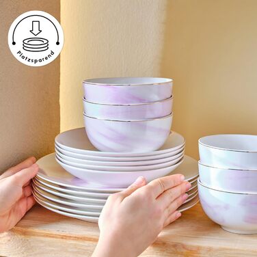 Набір посуду на 12 осіб, 39 предметів KARACA