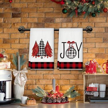 Набір з 2 різдвяних кухонних рушників Joy 43 x 66 см YAXZIM