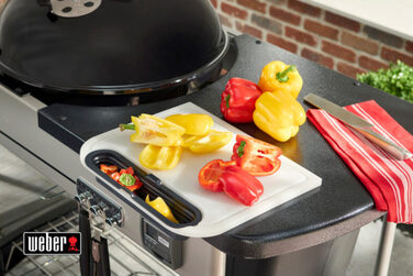 Доска для нарезания пластиковая с емкостью Weber 7032 Код: 009990