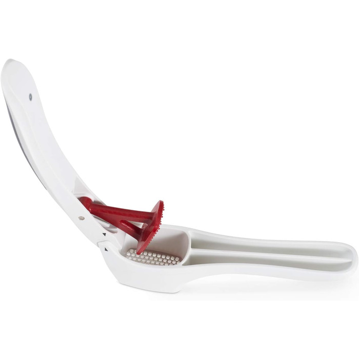 Практичный пресс для крупных зубчиков чеснока, в том числе с кожурой. В комплект входит инструмент для чистки (пресс для чеснока Easy Clean, одинарный), 12150 Susi 3