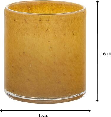 Свічник скляний, розмір L, 15 x 16 см Tan SAGA Blomus