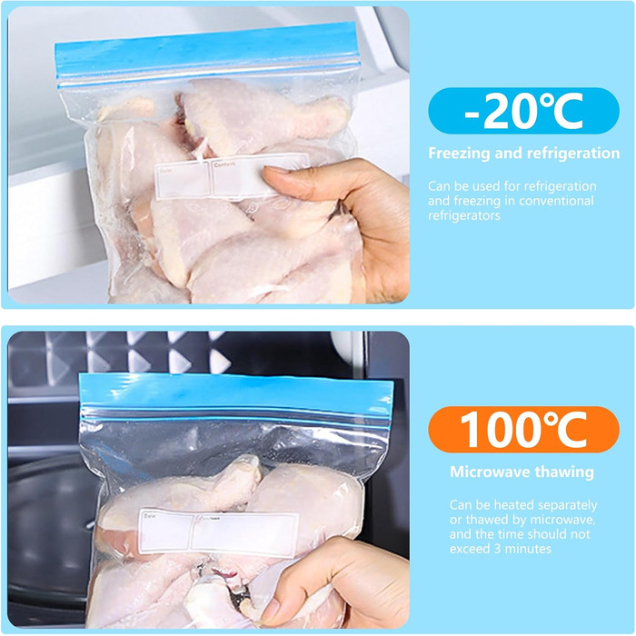 Вакуумні пакети 70 пакетів  17,5 х 15,5/31 х 27/ 22 х 18 см Xmart