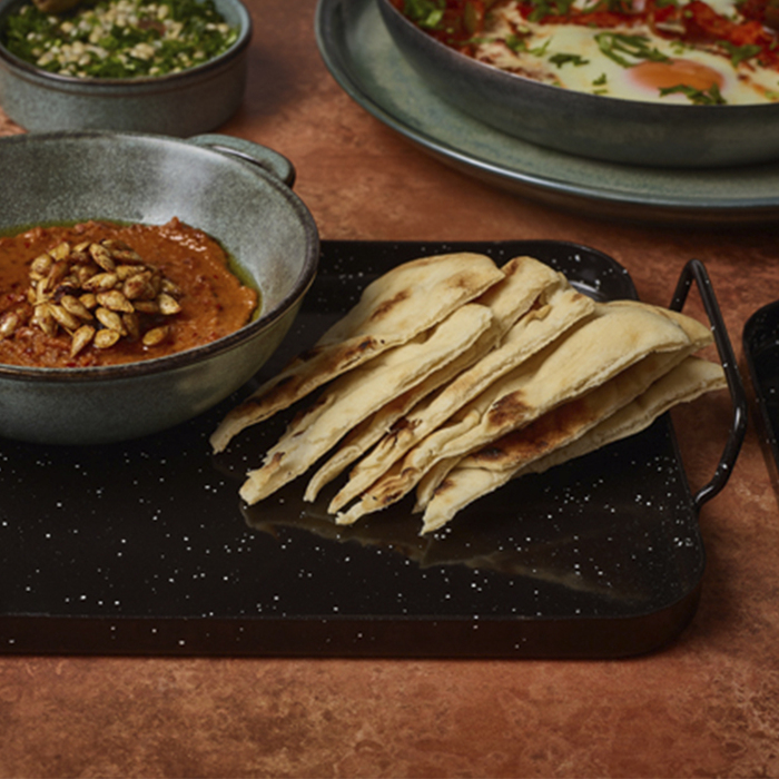 Поднос прямоугольный 25*20 см, эмалированный, черный, GenWare