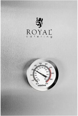 Коптильня з нержавіючої сталі 8 решіток 45 x 60 x 132 см Royal Catering