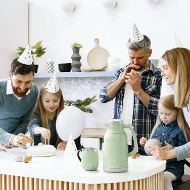 Термос-кофейник 2 л, зеленый авокадо Ideus