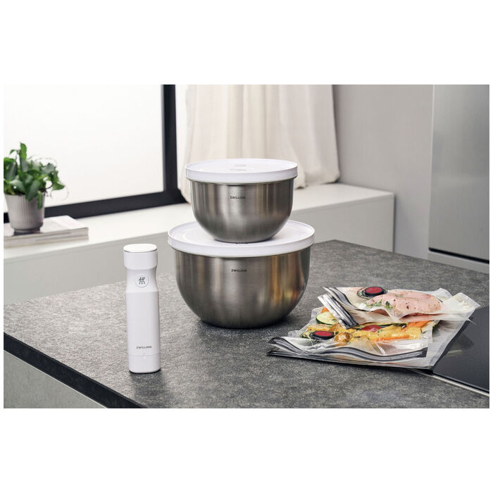 Стартовий набір для вакуумування, 9 предметів, нержавіюча сталь Fresh & Save Zwilling