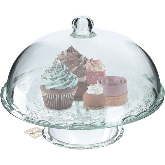 Підставка для торта з кришкою 29 см KADAX