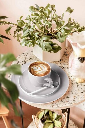 Кофейный сервиз на 6 персон, 18 предметов, серый Liberty Pure Colors Seltmann Weiden