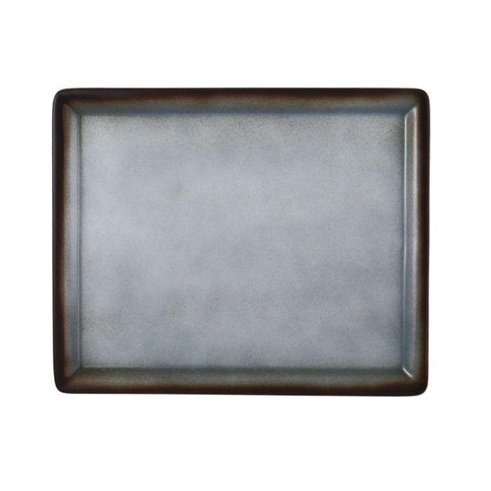 Блюдо прямокутне 27 х 33 см сіре Fantastic Seltmann