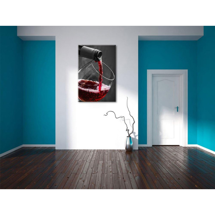 Смачне червоне вино, картина 80 x 60 см Pixxprint
