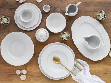 Набір посуду на 8 персон, 61 предмет, білий Arianne Creatable