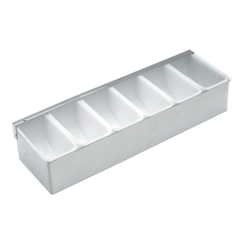 Барный ящик на 6 делений, нержавеющая сталь, GenWare