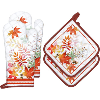 розмір: рукавичка для духовки*2 + прихватка*2