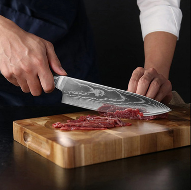 Профессиональный универсальный нож 21 см из дамасской стали GRILLI 777143 Код: 012316