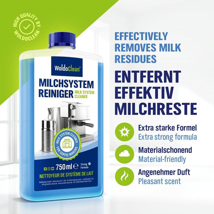 Засіб для очищення молочної системи 750 мл WoldoClean