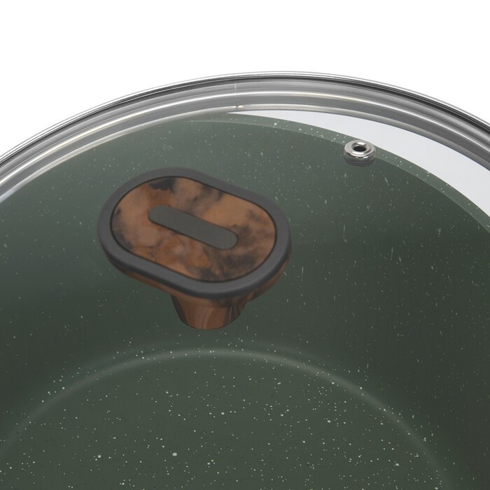 Кастрюля со стеклянной крышкой 28 см 7,1л CUISINE Fissman