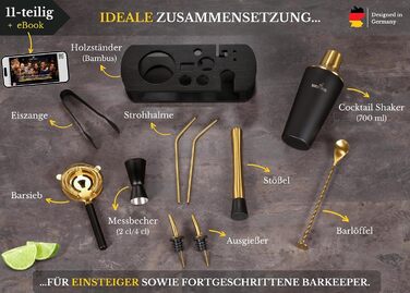 Коктейльний набір з 11 предметів, BARMINGO