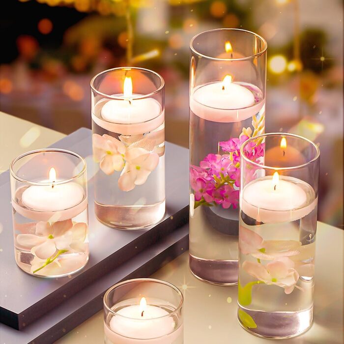 Плаваючі свічки 38 шт. білі MplehDa