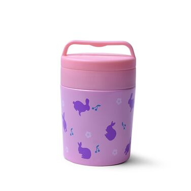 Термос для їжі Fissman 350 мл рожевий (9679)