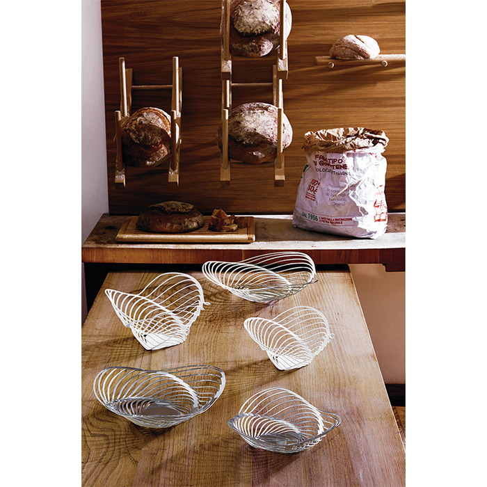 Блюдо 43х10х43 см белое Trinity Alessi