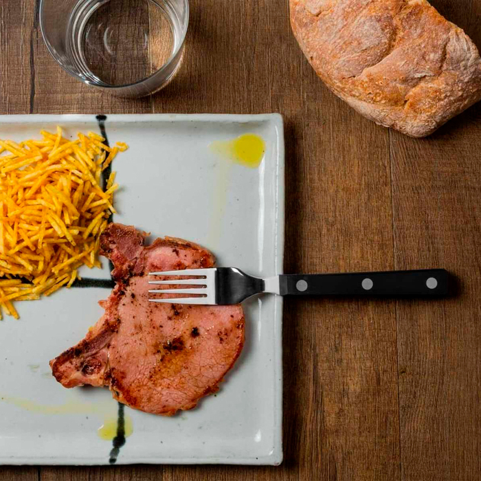 374700 Виделка стейкова 90 мм чорна