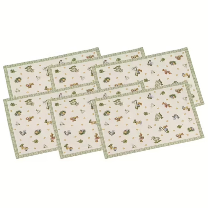 Святкова серветка під тарілку Easter Delight Villeroy & Boch, 48x32 см, набір 6 предметів