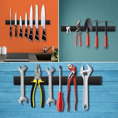 Магнітний тримач для ножів із 3 гачками 50 см Trhillsbrad