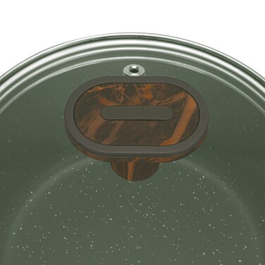 Ковш Fissman 16x7,5 см/1,3 л CUISINE со стеклянной крышкой алюминий с антипригарным покрытием (14591)