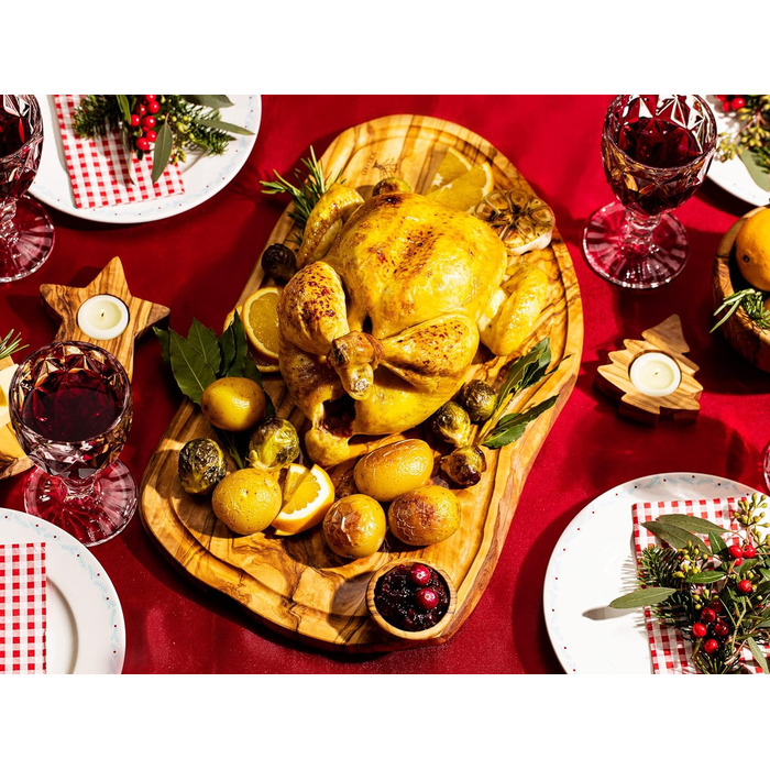 Дошка сервірувальні з оливкового дерева 43 х 20 х 2 см SOLTAKO