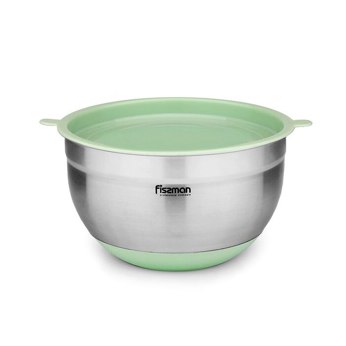 Миска Fissman 20x12 см 3000 мл з кришкою (5113)