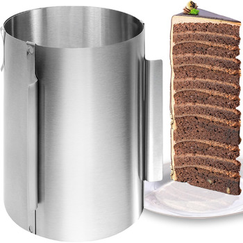 Форма регульована для випікання з нержавіючої сталі, висота 30 см 4smile