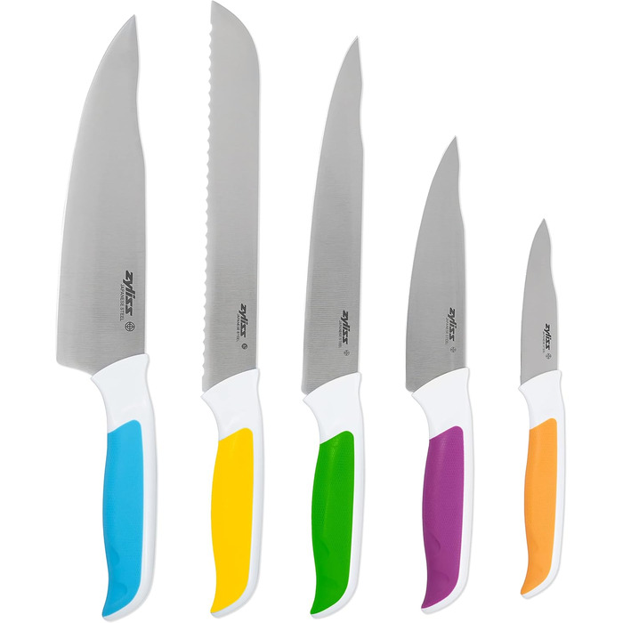 Комфорт с разделочными досками, японская нержавеющая сталь, многоцветный, нож для очистки овощей, нож для очистки овощей, разделочные доски, можно мыть в посудомоечной машине (набор из 5 блоков), 920249
