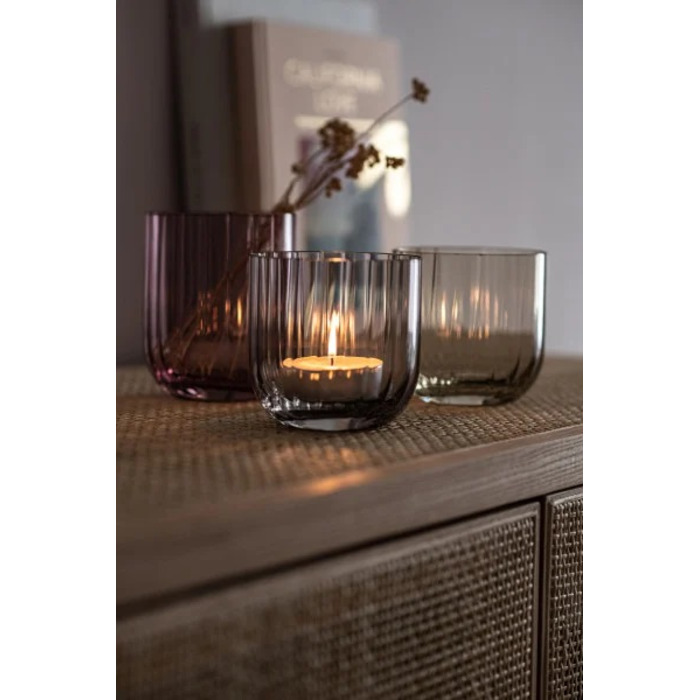 Свічник 10 см графітовий Dialogue Zwiesel Glas