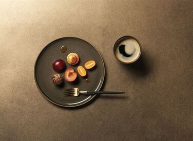 Тарелка 26,5 см каштановая Kolibri ASA-Selection