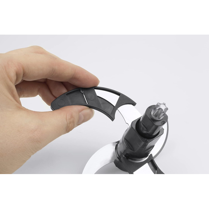 Універсальний подрібнювач, 4 високоякісних ножа з нержавіючої сталі, міцна скляна ємність об'ємом 1,2 літра, ідеально підходить як подрібнювач для фруктів, овочів, риби, м'яса, горіхів, 400