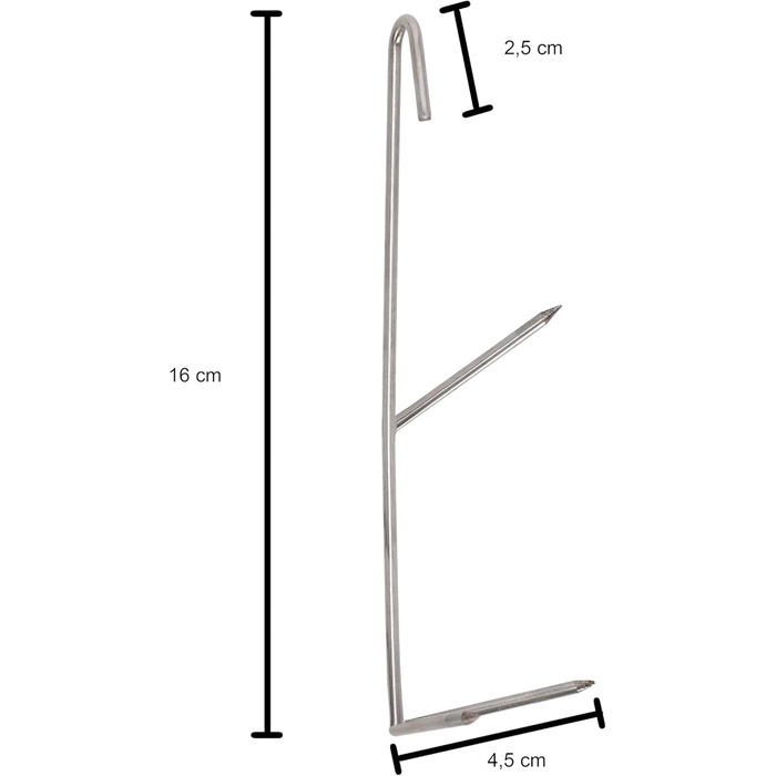 Набір гачків для коптильні 10 шт 16 см A&N