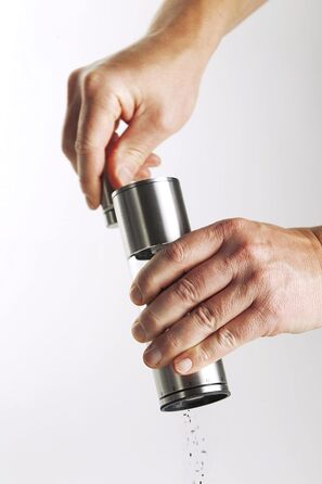 Млин для перцю та солі з рукояткою, набір 2 предмети з упаковками 50 г перцю та морської солі Select AdHoc