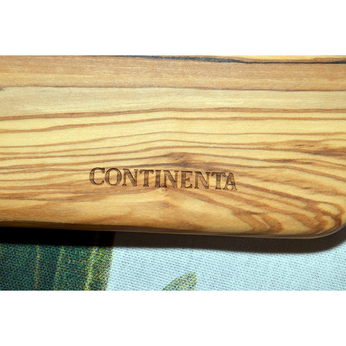 Обробна дошка, набір 2 предмета, оливкове дерево 25 х 15 см Continenta